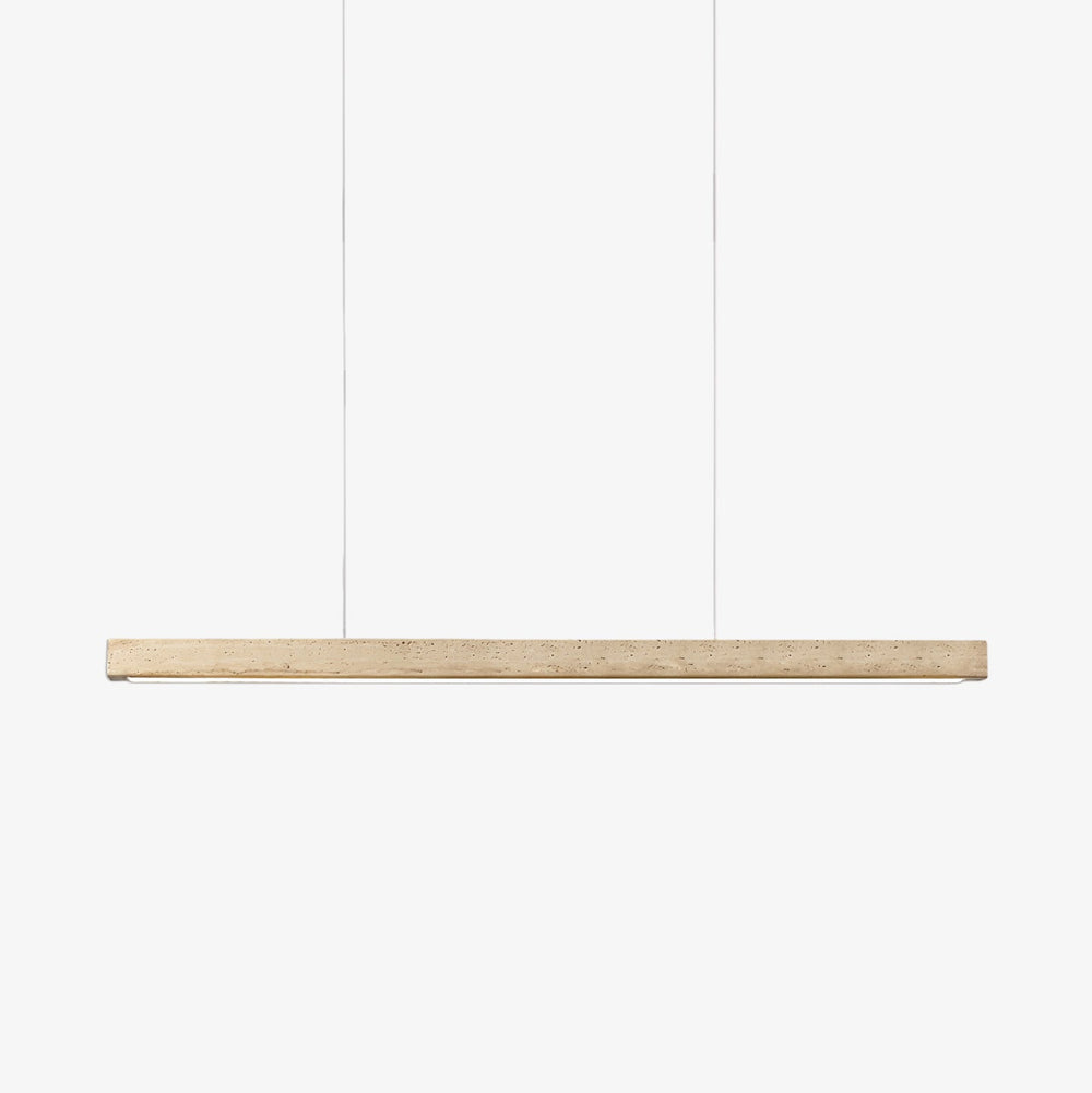 Linear Travertine Disc Pendant – Kitchen Island Lighting