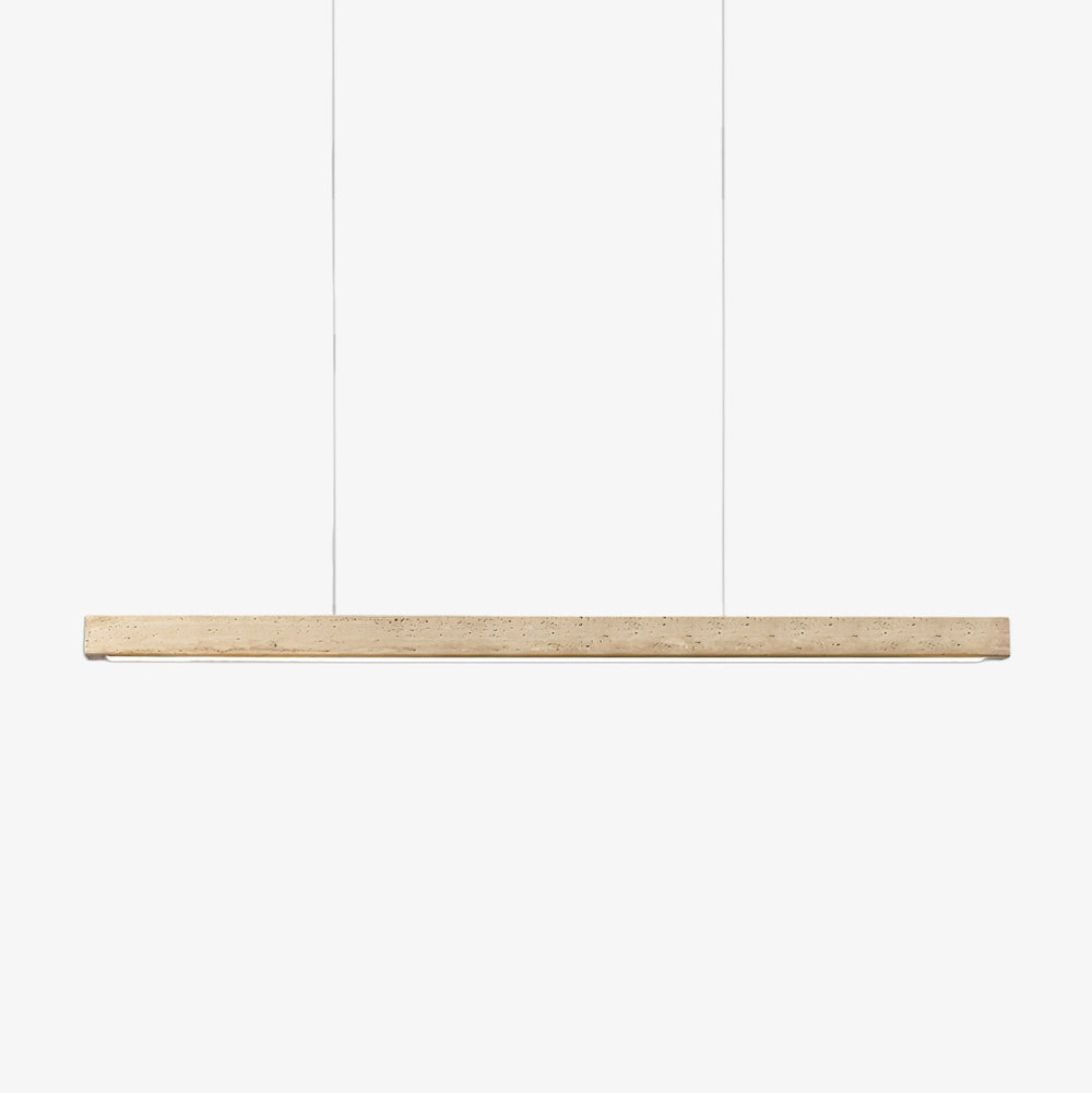Linear Travertine Disc Pendant – Kitchen Island Lighting