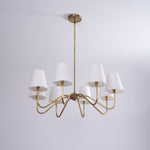 Opaluxe Brass Chandelier