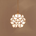 Glass Petal Pendant Light