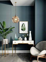 Glass Petal Pendant Light