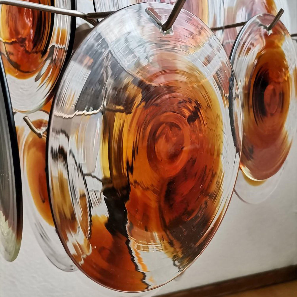 Mazzega Vistosi Glass Chandelier