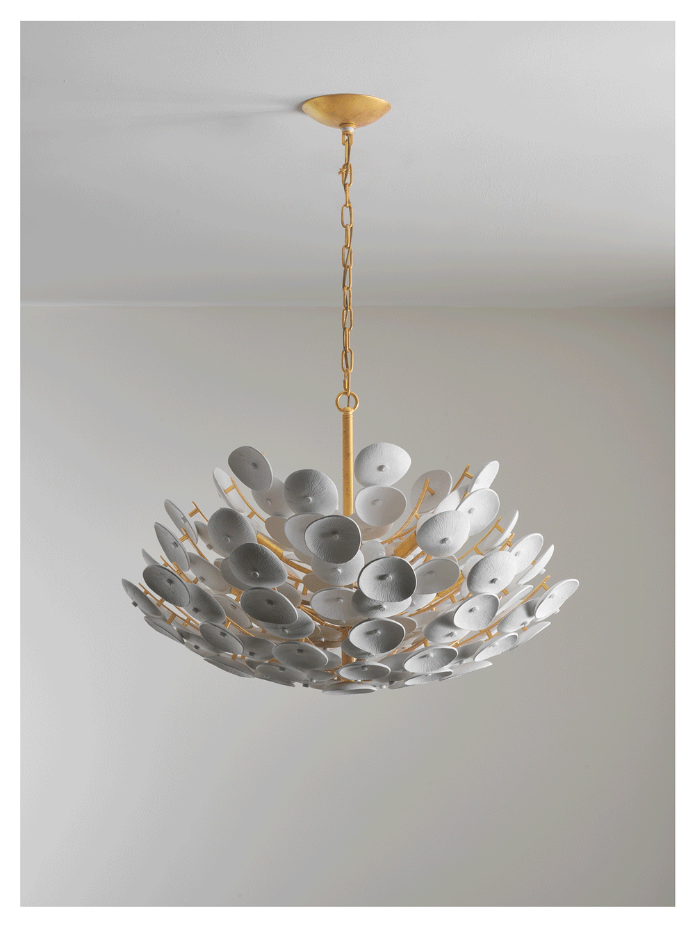 Coconut Disc Chandelier