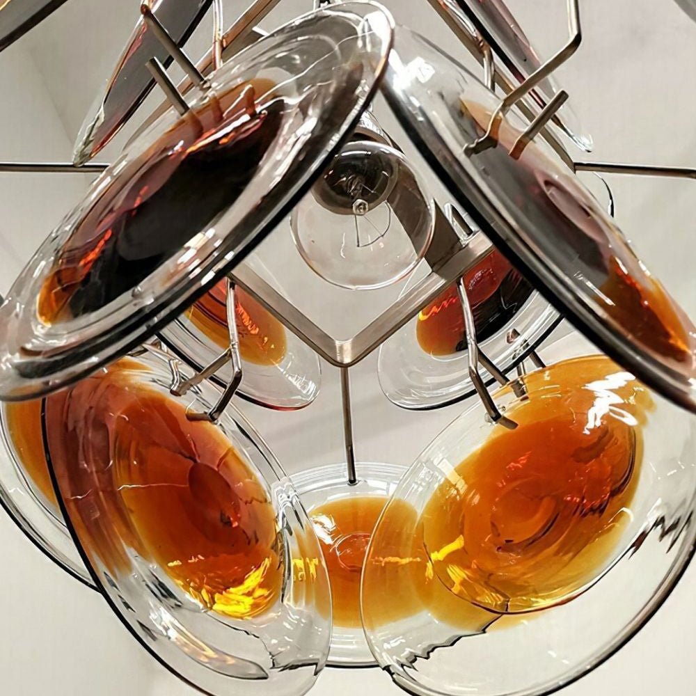 Mazzega Vistosi Glass Chandelier