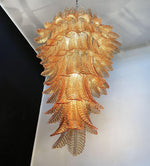 Rosalind Glass Amber Chandelier