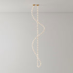 Pearl Necklace Balls Chandelier