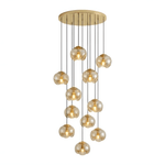 Wave Pendant Light – Modern Curved Glass Ceiling Fixture