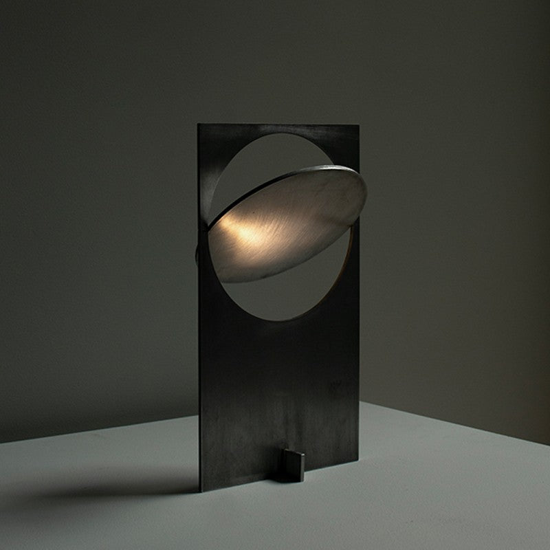 Axis Rotating Disc Table Lamp