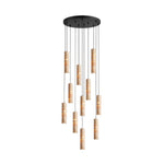 Cylindrical Travertine Pendant Light