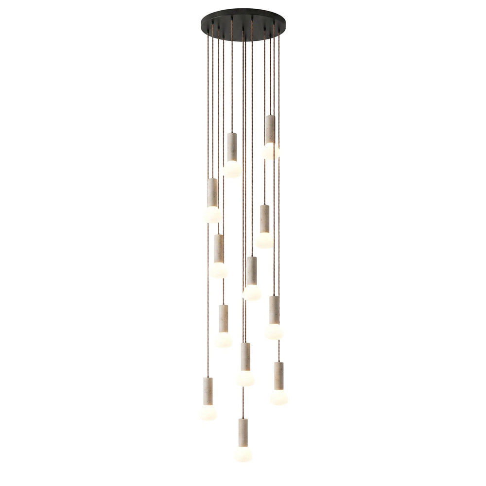 Matchstick Travertine Pendant Lamp