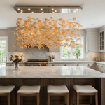 Multicolor Crystal Maple Leaf Chandelier