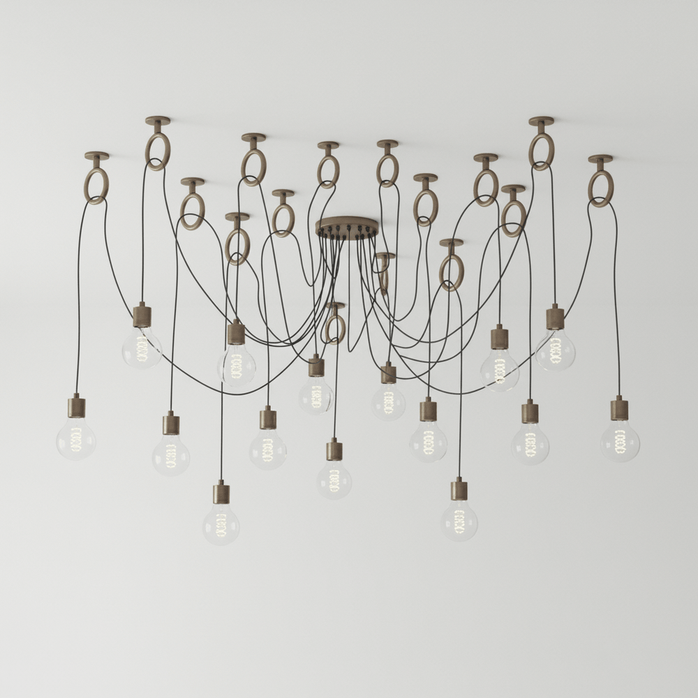 Industrial Spider Chandelier