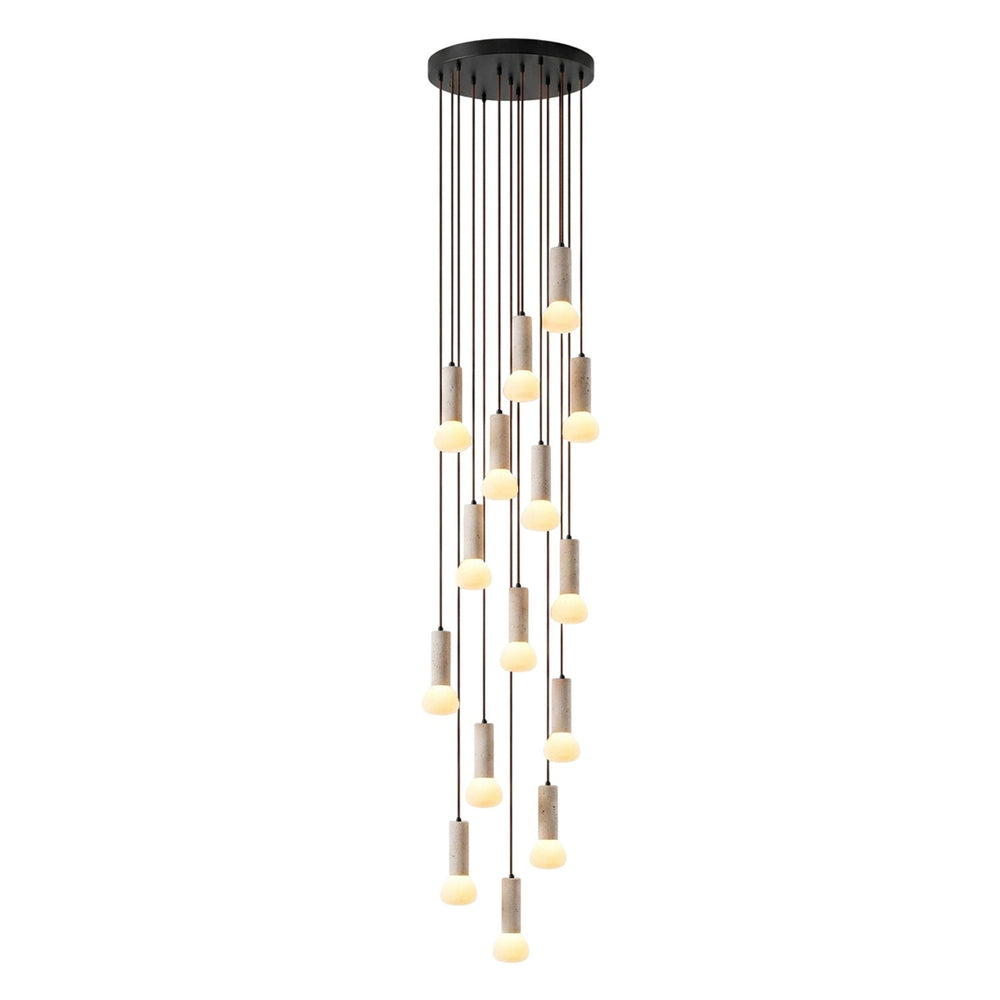 Matchstick Travertine Pendant Lamp