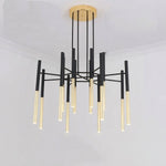 Metal Tubular Chandelier