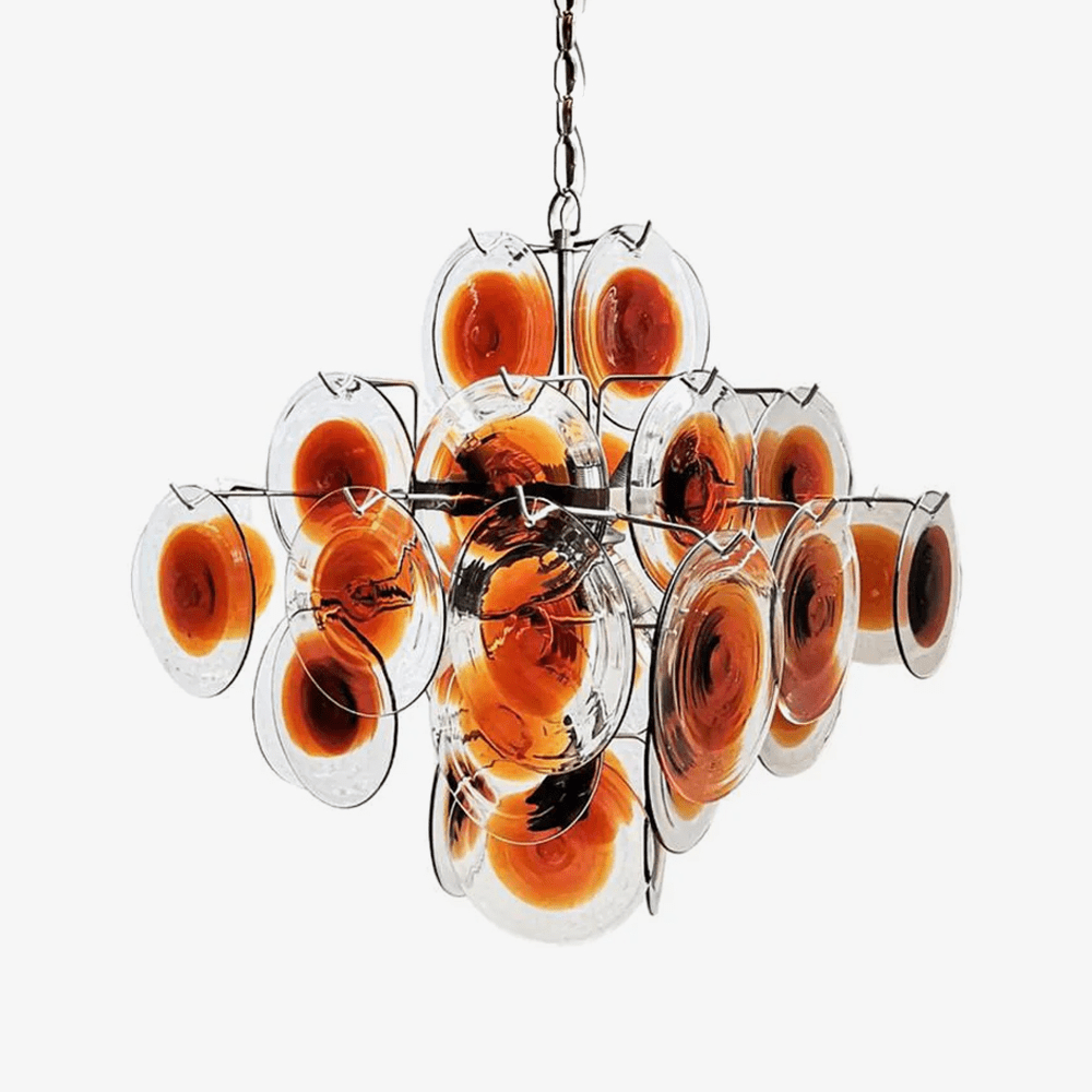Mazzega Vistosi Glass Chandelier