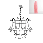 Glass Leaf Chandelier