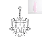 Glass Leaf Chandelier