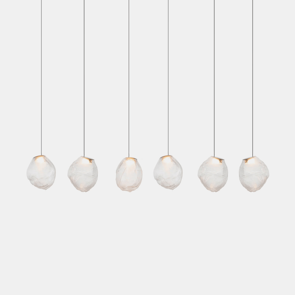 Liquid Glass Stone Pendant Light