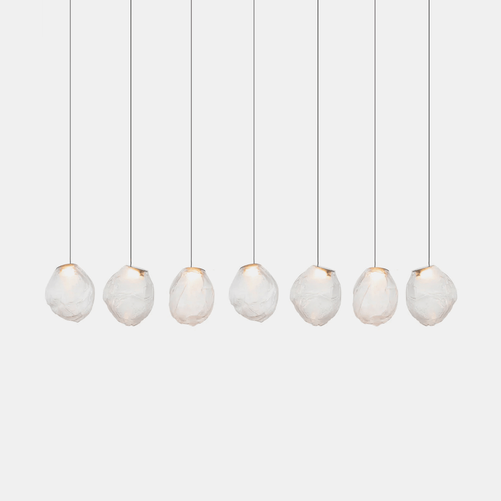 Liquid Glass Stone Pendant Light