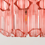 Pink Palermo Glass Chandelier