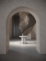 Tidal Art Glass Cluster Pendant – Sculptural Multi-Light