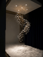 Tidal Art Glass Cluster Pendant – Sculptural Multi-Light