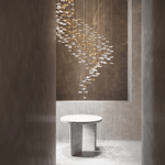 Tidal Art Glass Cluster Pendant – Sculptural Multi-Light