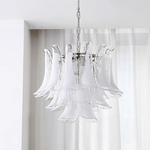 Glass Leaf Chandelier