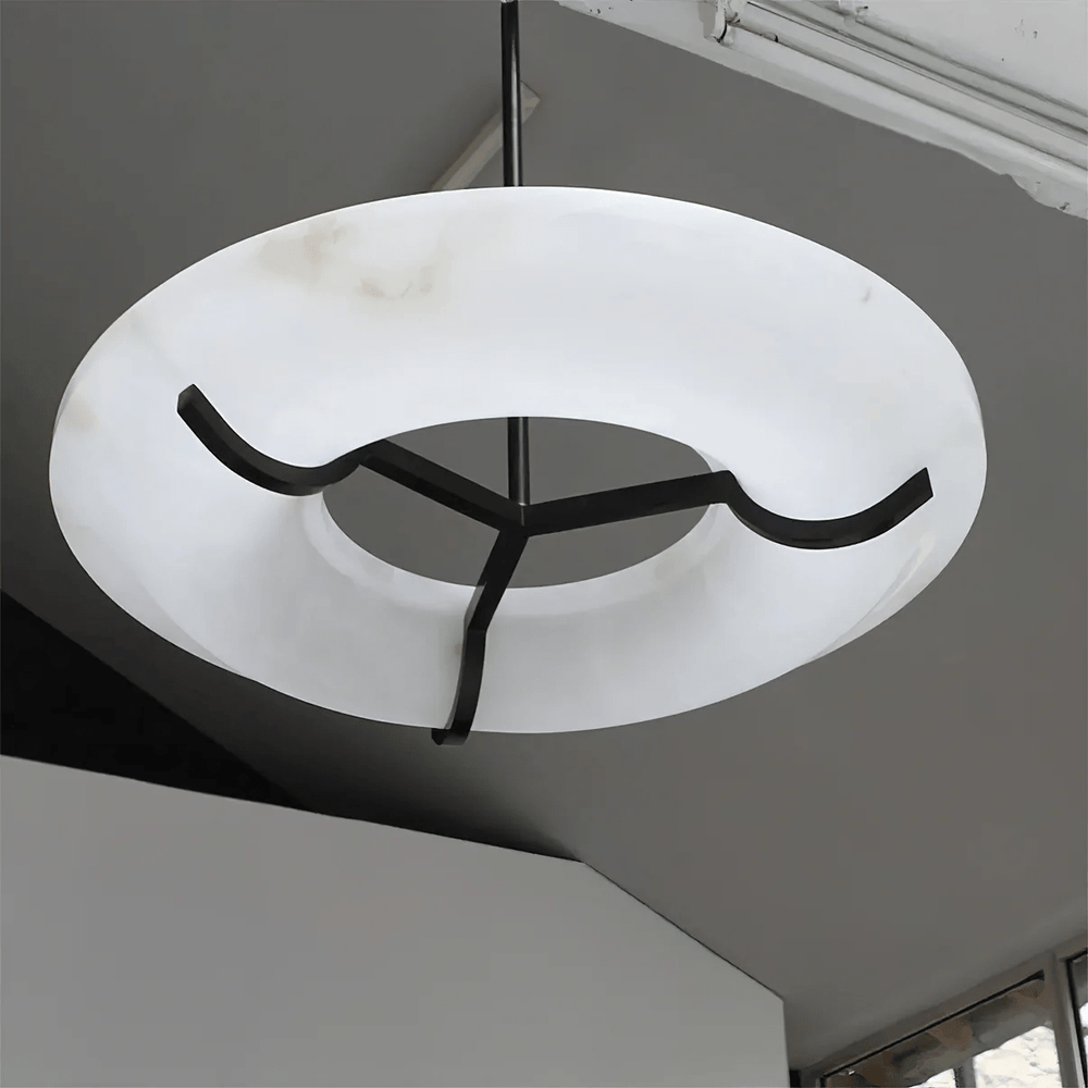 Carve Alabaster Pendant Light