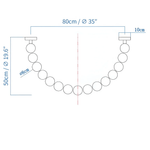 Halti Necklace Acrylic Chandelier