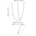 Halti Necklace Acrylic Chandelier