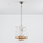 Glass Poliarte Interlocking Chandelier