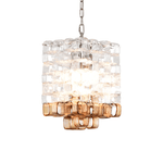 Glass Poliarte Interlocking Chandelier