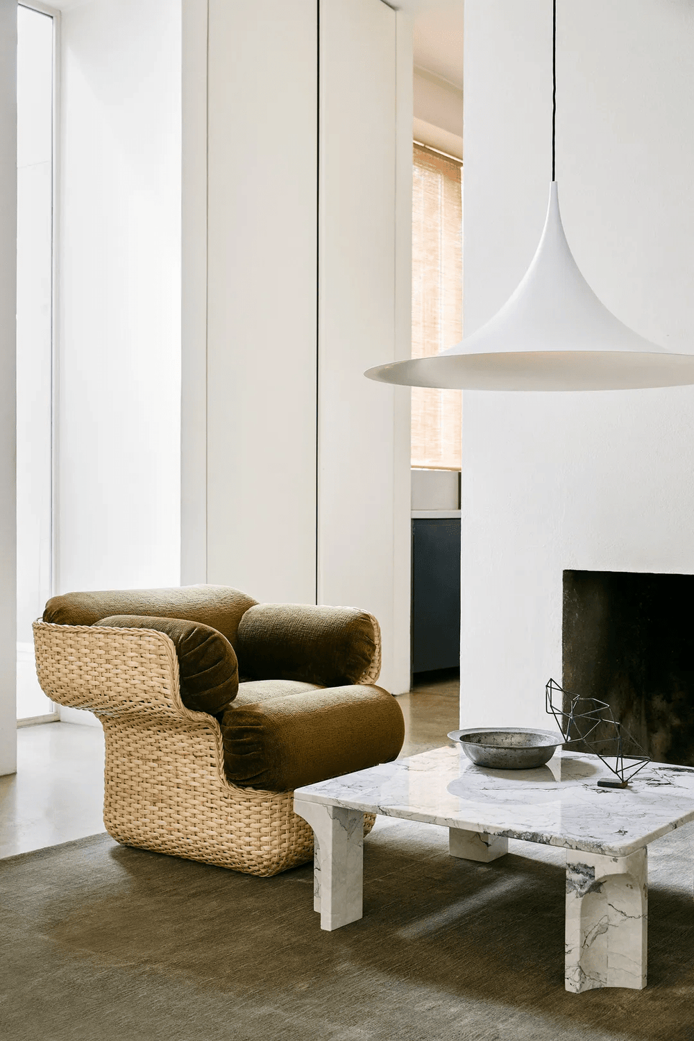 Semi Swag Pendant Light