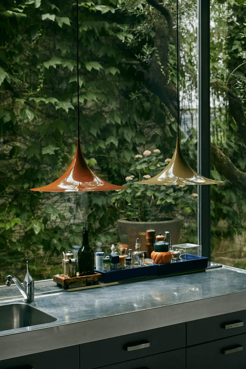 Semi Swag Pendant Light