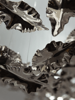 Leaf Twisted Sculptural Customize Chandelier
