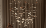Leaf Twisted Sculptural Customize Chandelier