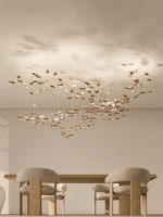 Leaf Twisted Sculptural Customize Chandelier