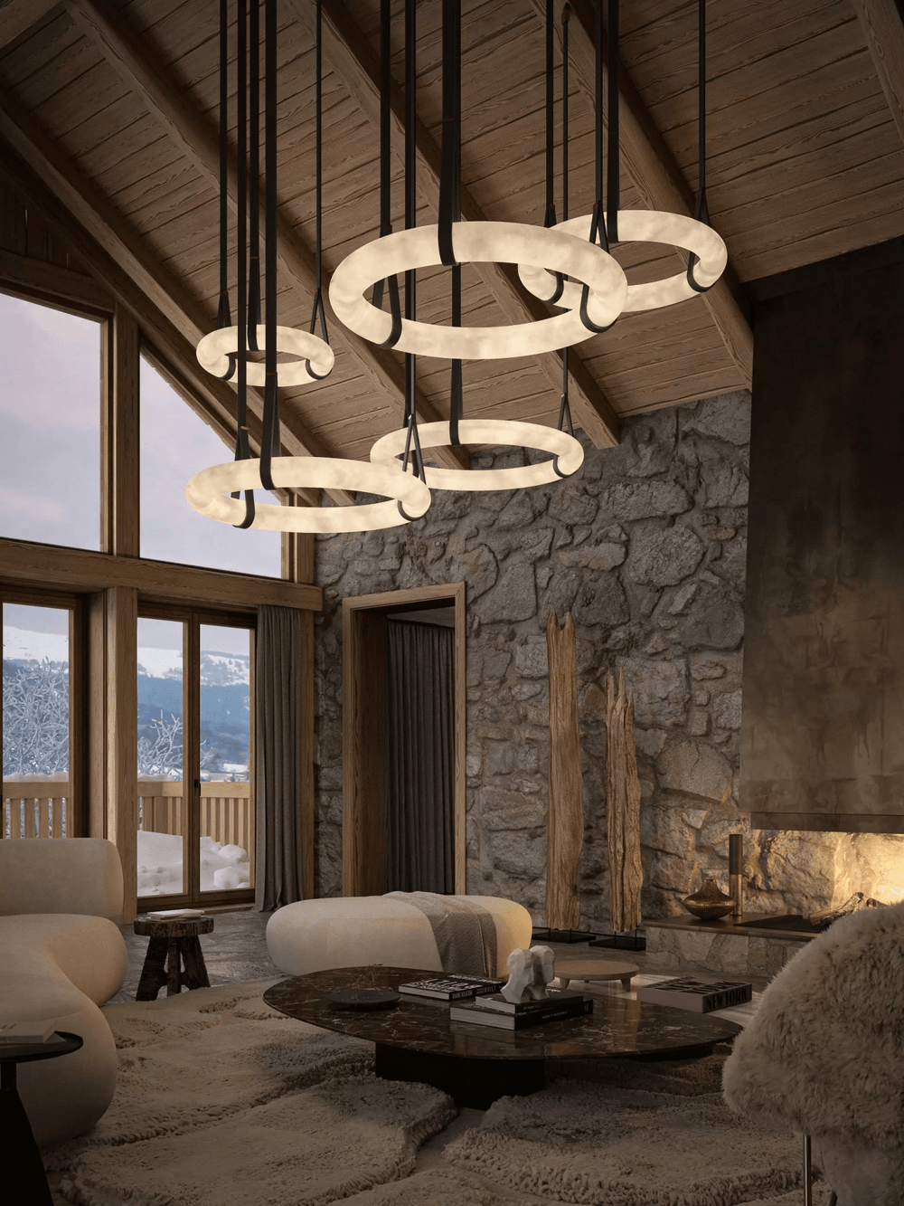 Oslo Alabaster Pendant Light A