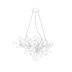 Horizon Bloom Gingko Chandelier