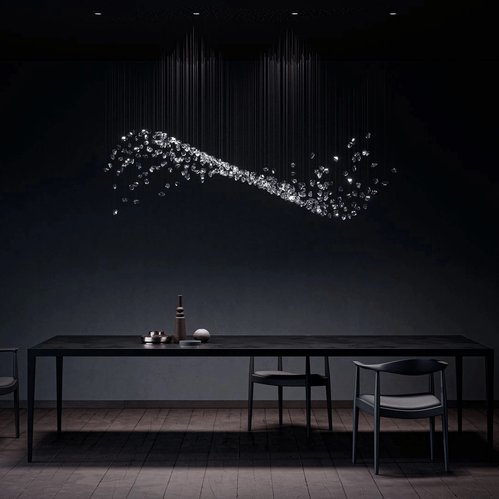 Raw Crystal Customize Chandelier