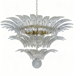Palm Grove Glass Chandelier