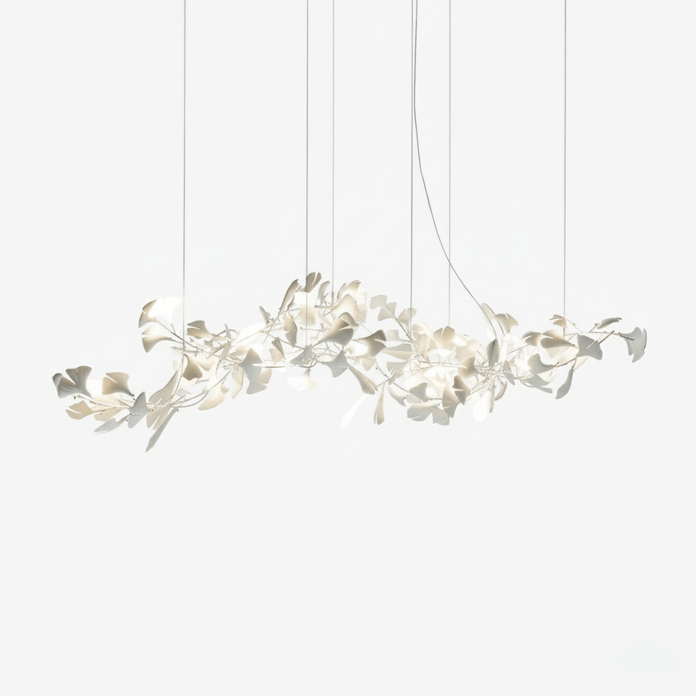 Porcelain Gingko Chandelier