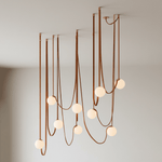 Multiple Belt Art Pendant Light