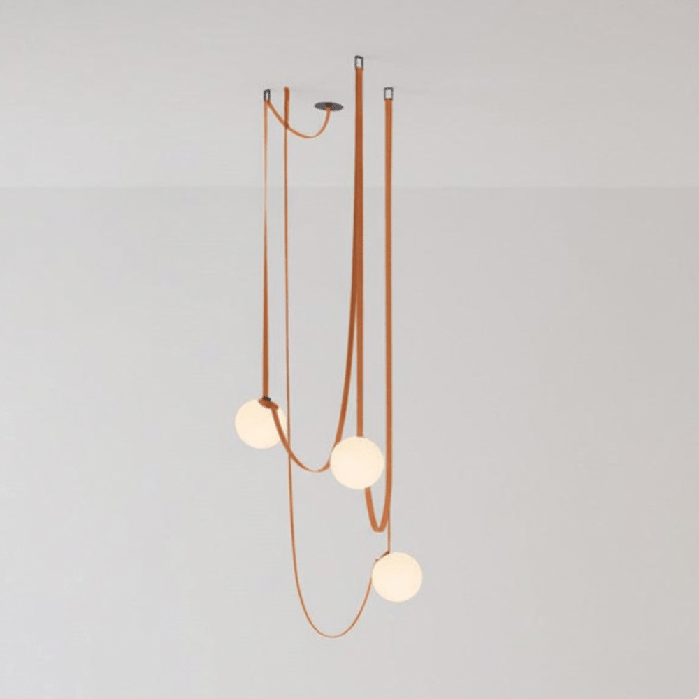 Multiple Belt Art Pendant Light