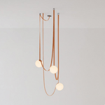 Multiple Belt Art Pendant Light