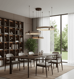 Celestial Orbit Travertine Chandelier