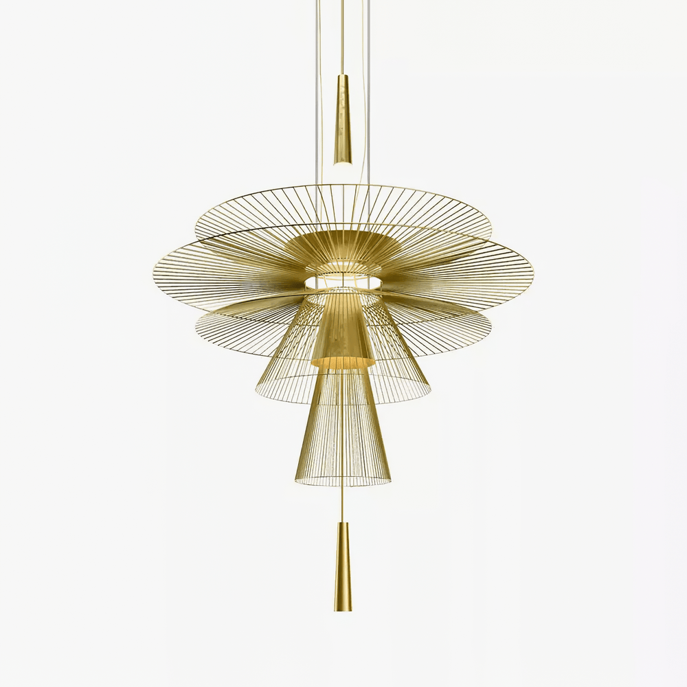 Golden Radiance Chandelier