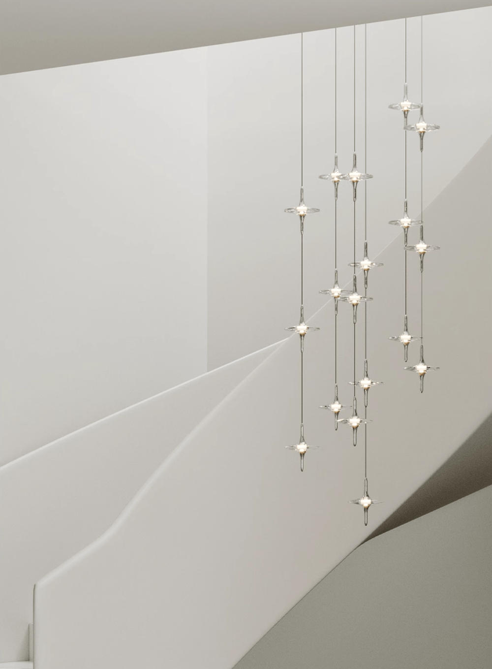 Starfall Staircase Chandelier