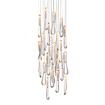 Pearlescent Filament Chandelier
